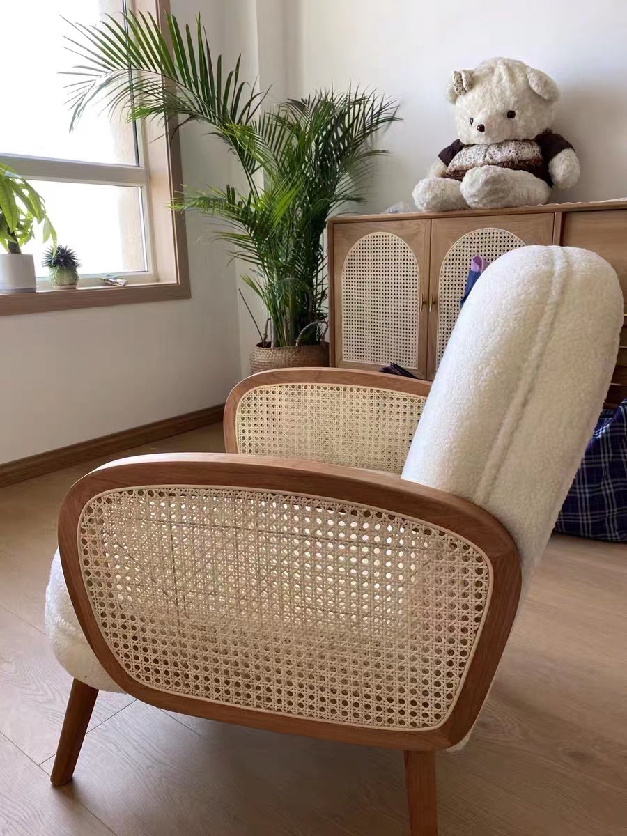 Amelia Rattan Armchair - 4 Seasons Home Gadgets