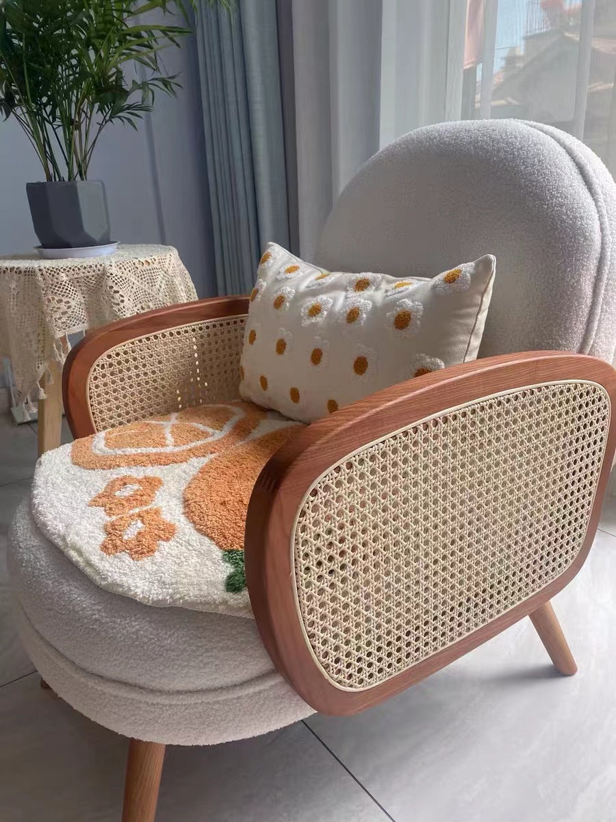 Amelia Rattan Armchair - 4 Seasons Home Gadgets