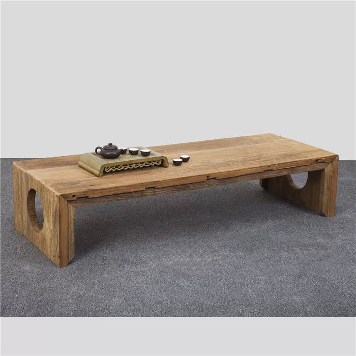 Amias Wood Log Coffee Table - 4 Seasons Home Gadgets