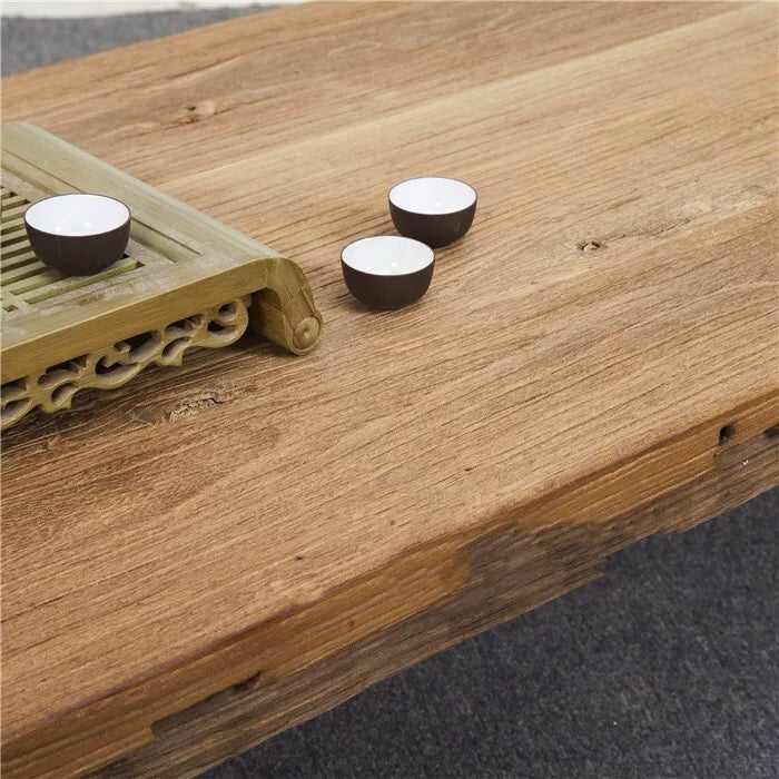 Amias Wood Log Coffee Table - 4 Seasons Home Gadgets