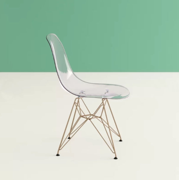 Angeleen Acrylic Side Chair - 4 Seasons Home Gadgets