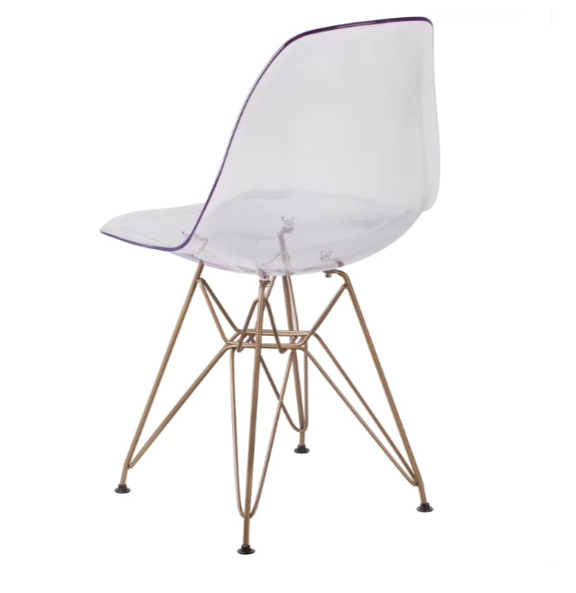 Angeleen Acrylic Side Chair - 4 Seasons Home Gadgets