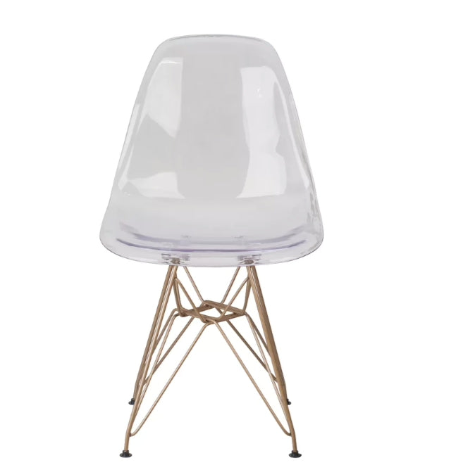 Angeleen Acrylic Side Chair - 4 Seasons Home Gadgets