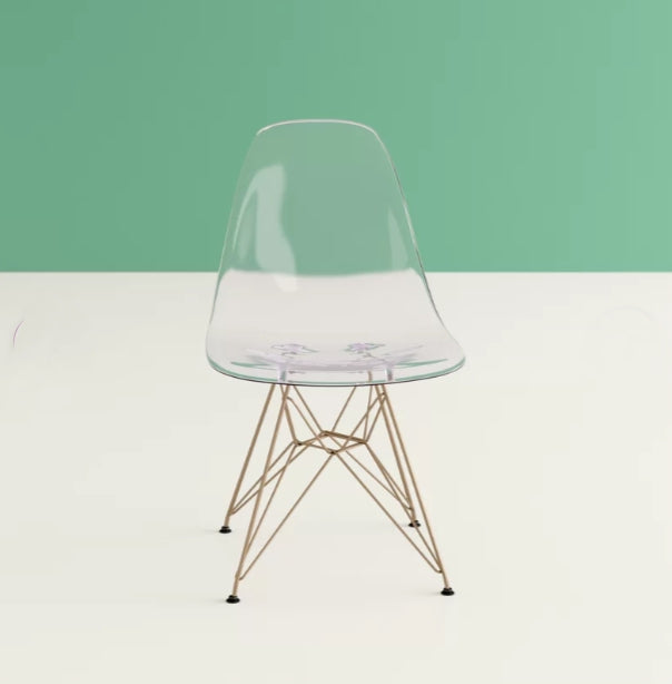 Angeleen Acrylic Side Chair - 4 Seasons Home Gadgets