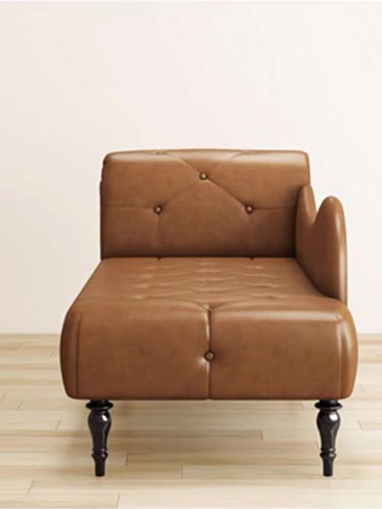 Appley PU Leather Chaise Lounge - 4 Seasons Home Gadgets