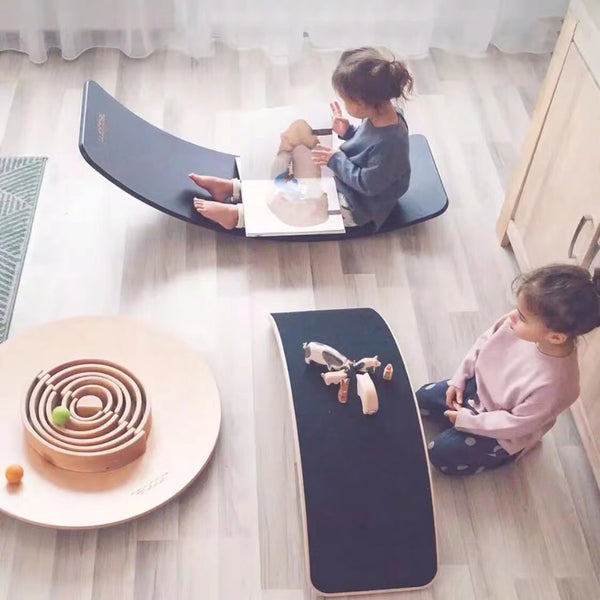 Arched Plywood Wobble Balance Board - 4 Seasons Home Gadgets