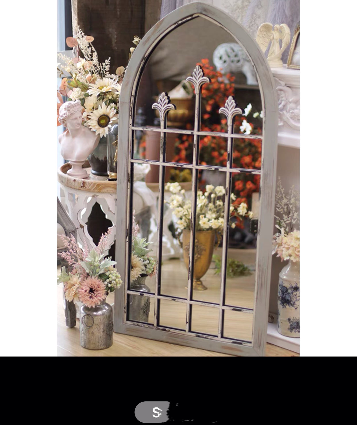 Architectural Window Wall Decor  Mirror - 4 Seasons Home Gadgets