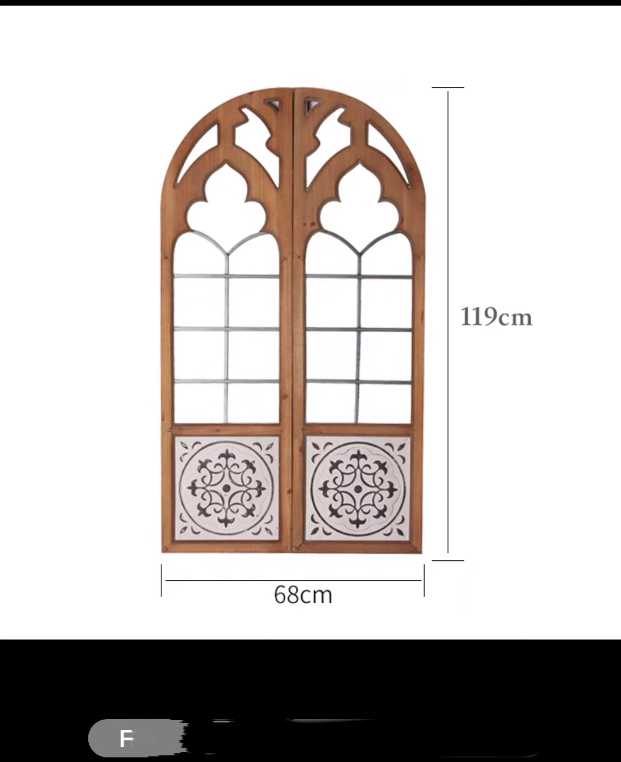 Architectural Window Wall Decor  Mirror - 4 Seasons Home Gadgets