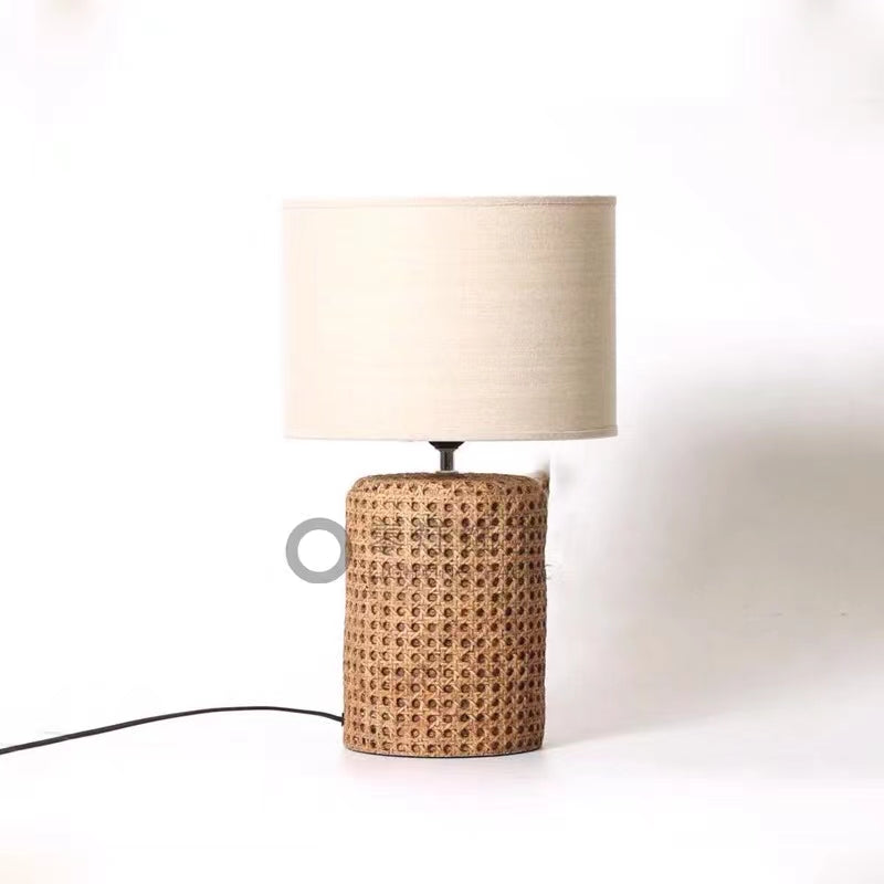 Arcola Rattan Table Lamp - 4 Seasons Home Gadgets