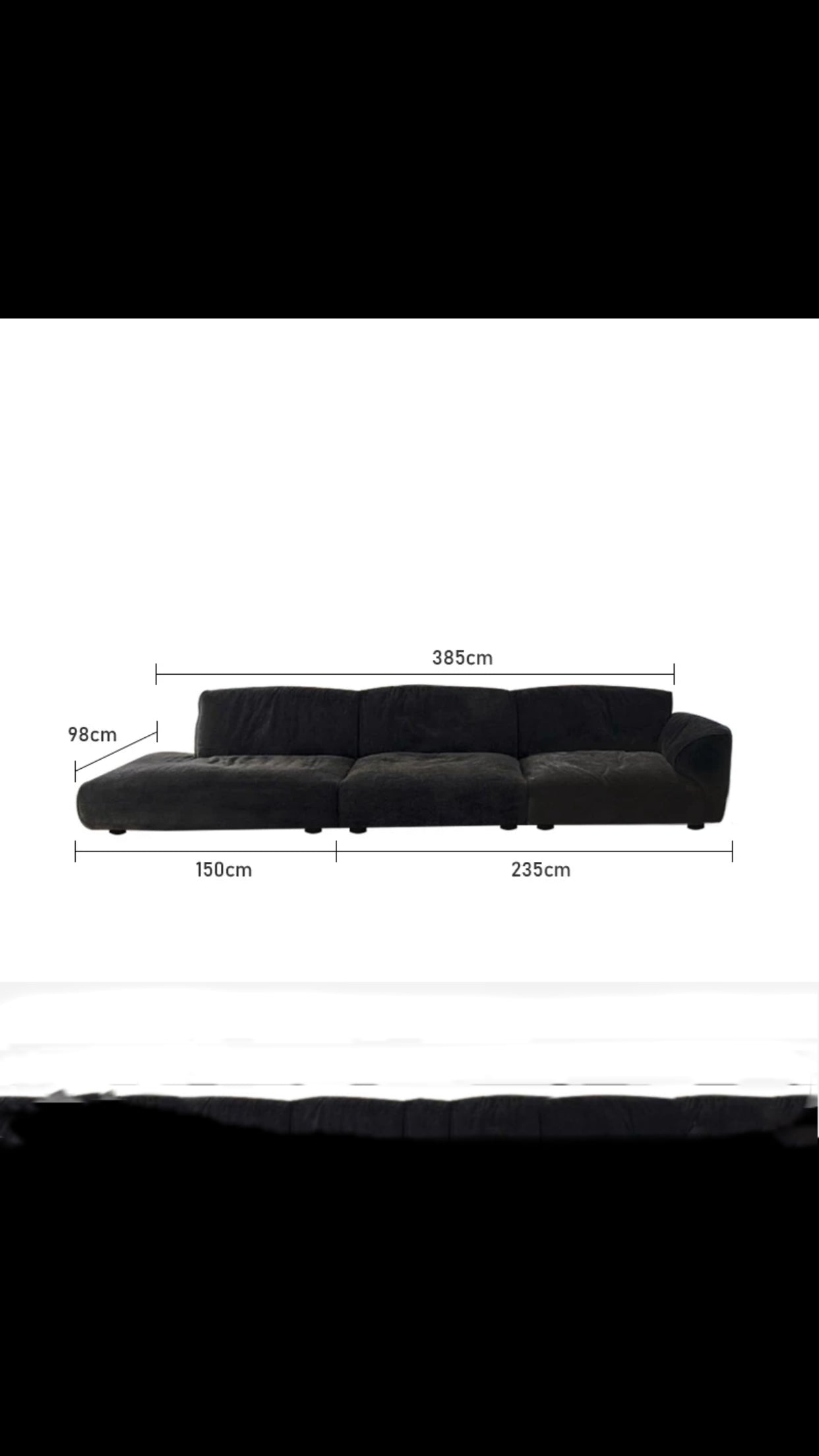 Asher 2 Piece Upholstered Chaise Sectional - 4 Seasons Home Gadgets