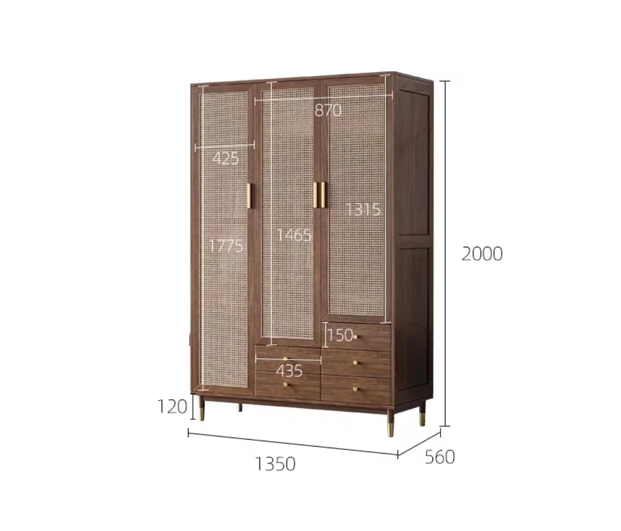 Ashwood Utility Cabinet - 4 Seasons Home Gadgets