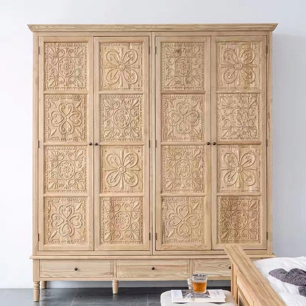 Ashwood Wardrobe Armoire - 4 Seasons Home Gadgets