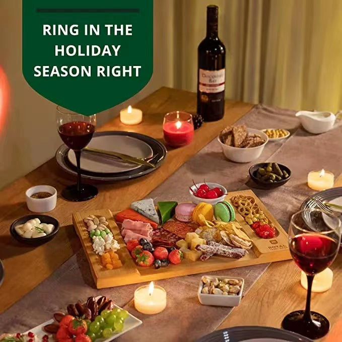 Bamboo Royal Cheese Board - 4 Seasons Home Gadgets