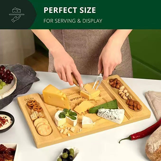 Bamboo Royal Cheese Board - 4 Seasons Home Gadgets