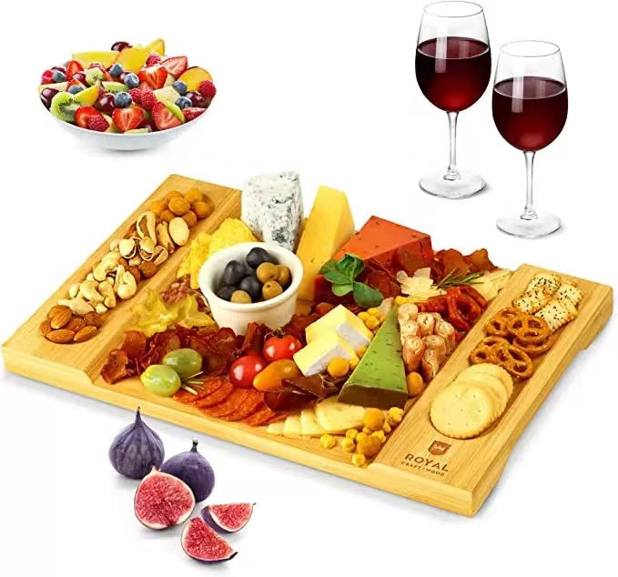 Bamboo Royal Cheese Board - 4 Seasons Home Gadgets