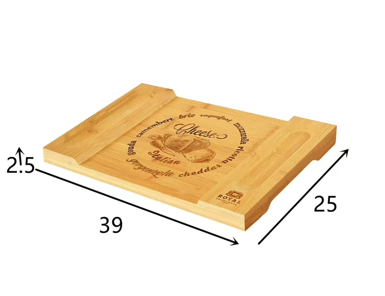 Bamboo Royal Cheese Board - 4 Seasons Home Gadgets