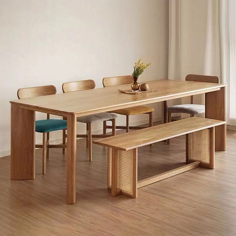 Beaubien Solid Oak Dining Set - 4 Seasons Home Gadgets