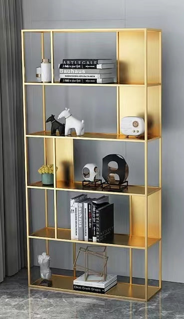 Beenish Iron Standard Bookcase - 4 Seasons Home Gadgets