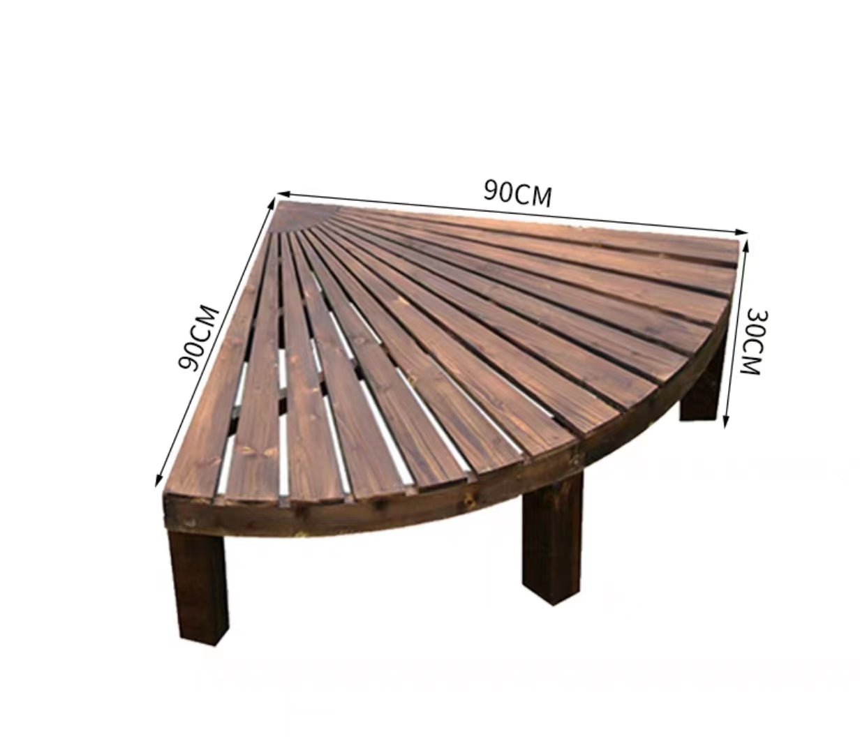 Bergo wood Patio Deck Corner - 4 Seasons Home Gadgets