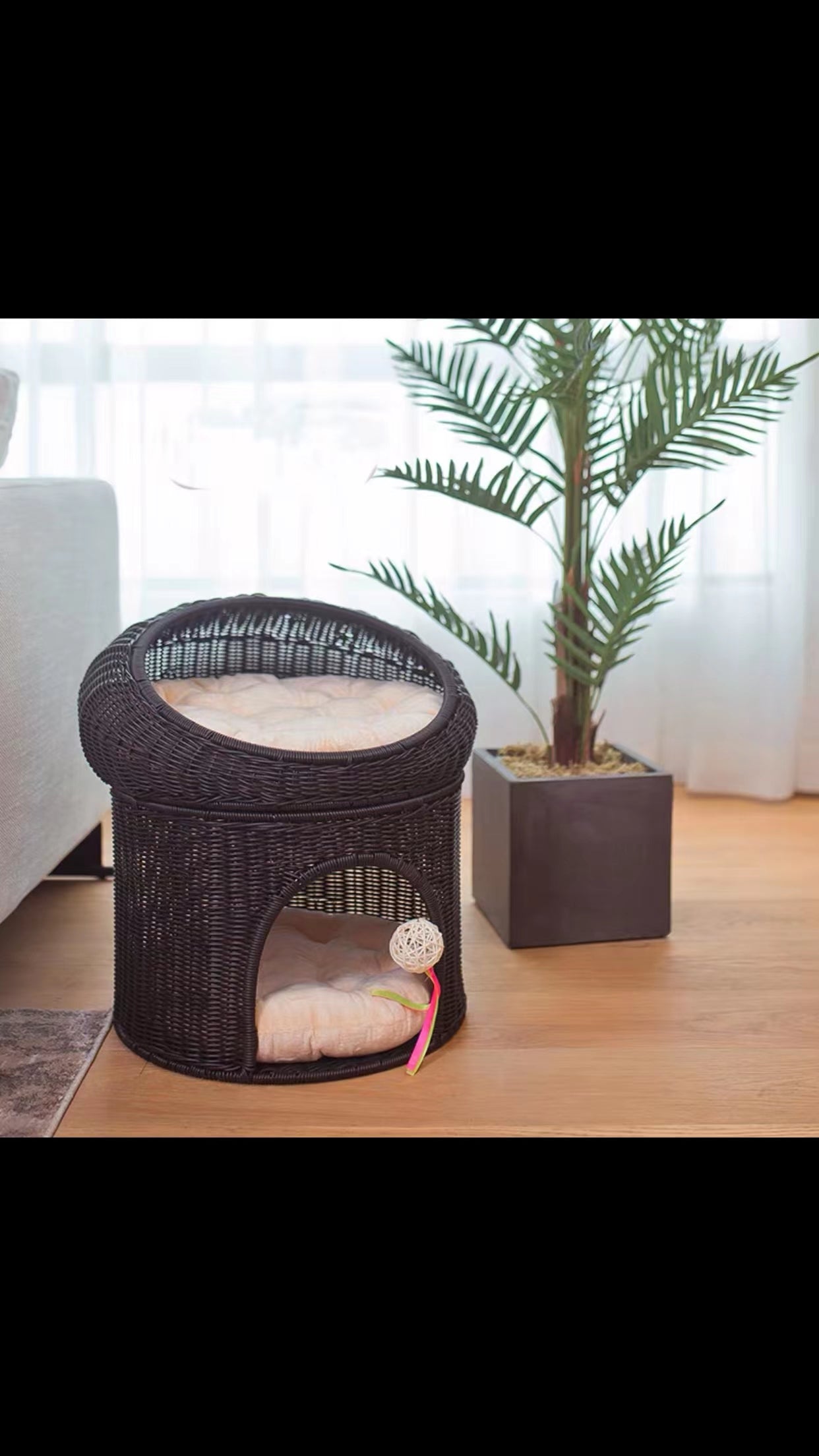 Bhure Cat Bed - 4 Seasons Home Gadgets