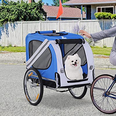 Bike Trailer Cargo Cart for Dog - 4 Seasons Home Gadgets