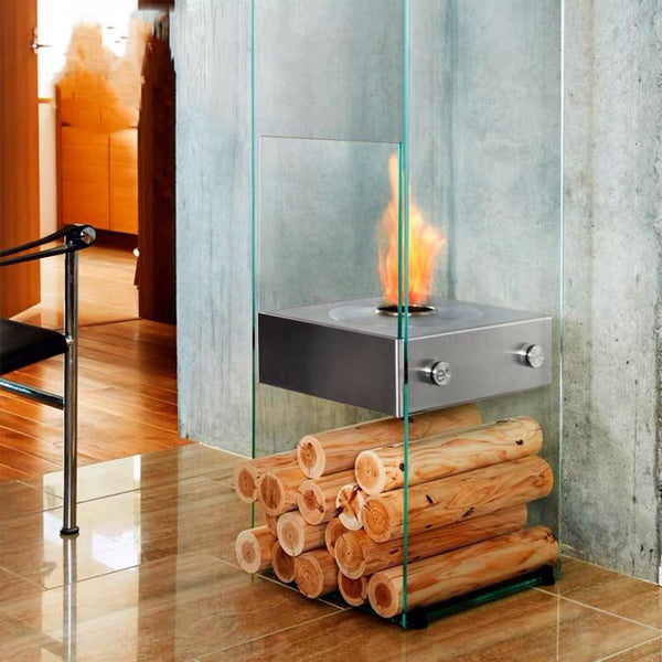 Bio-Ethanol Standing Fireplace - 4 Seasons Home Gadgets