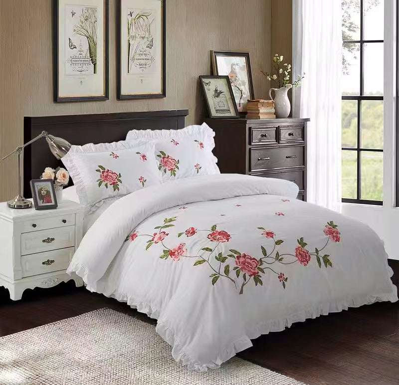 Blossom Floral Bedding Set - 4 Seasons Home Gadgets