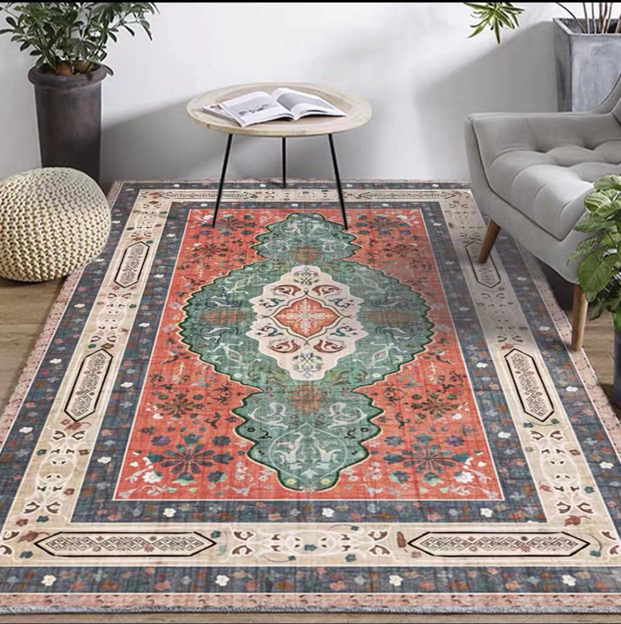 Blue Ivory Indigo Area Rug - 4 Seasons Home Gadgets