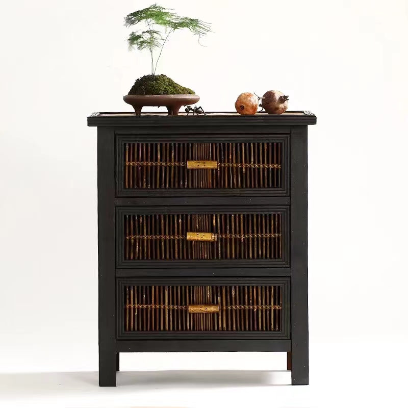 Boan Bamboo Drawer Nightstand - 4 Seasons Home Gadgets