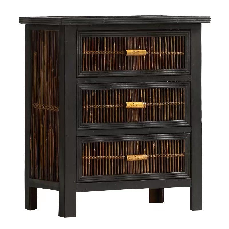 Boan Bamboo Drawer Nightstand - 4 Seasons Home Gadgets