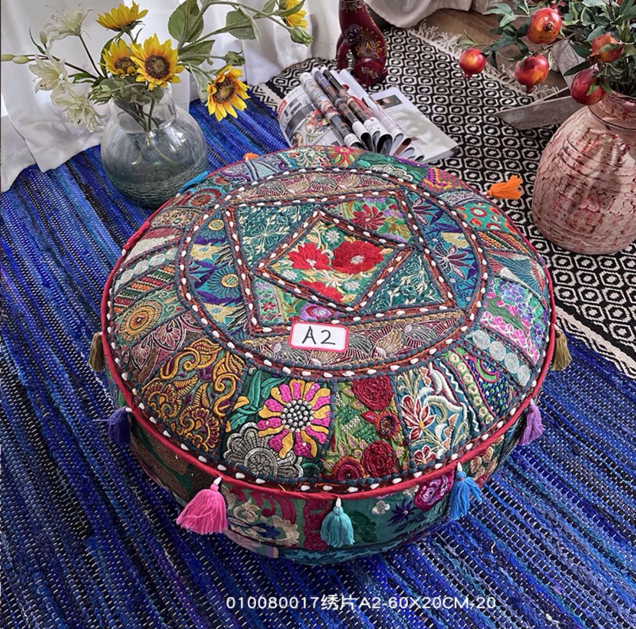 Bohemian Floor Cushion - 4 Seasons Home Gadgets