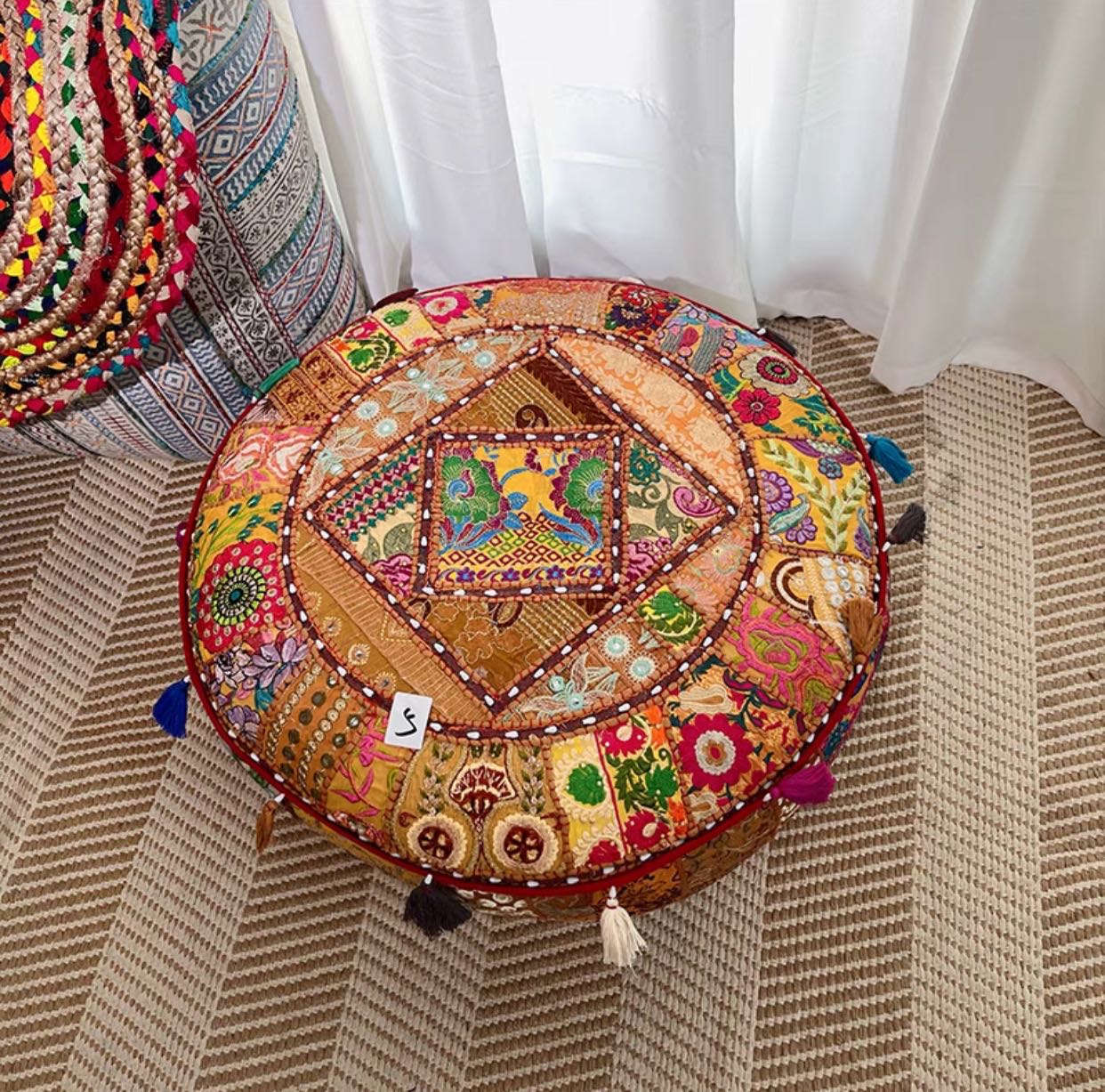 Bohemian Floor Cushion - 4 Seasons Home Gadgets