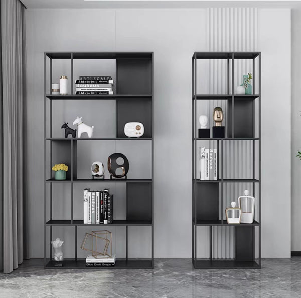 Bolinas Geometric Bookcase - 4 Seasons Home Gadgets