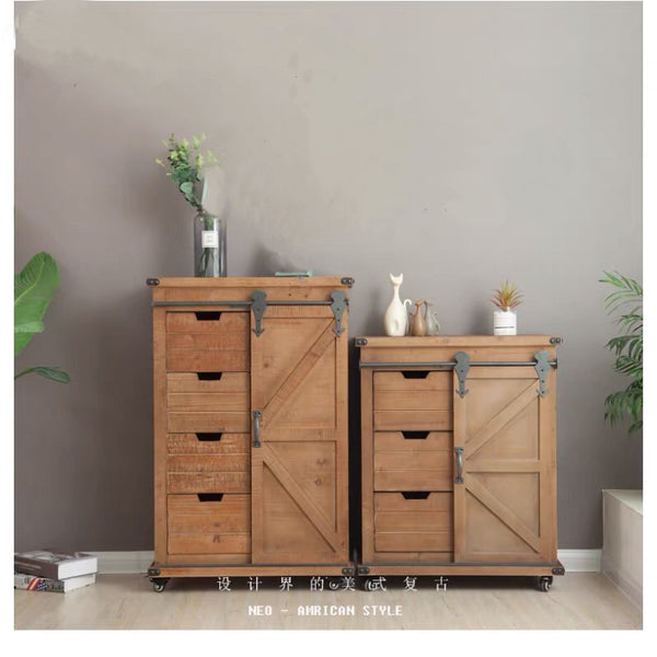 Bryton Solid Wood Cabinet - 4 Seasons Home Gadgets