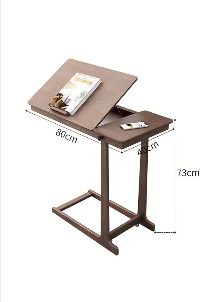 C Shape End Table With Drawer - 4 Seasons Home Gadgets