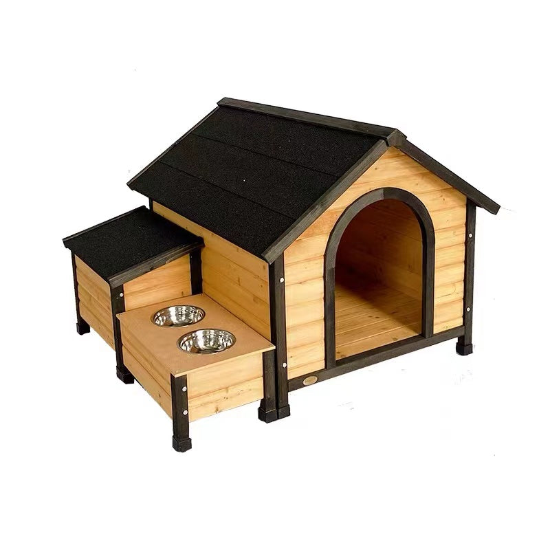 Campa Wood Dog House - 4 Seasons Home Gadgets