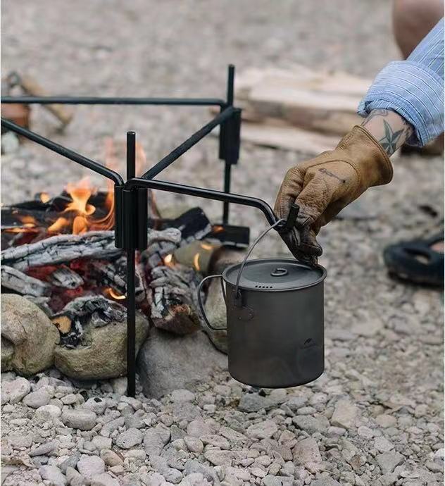 Campfire Tripod Camping Cookware Stand - 4 Seasons Home Gadgets