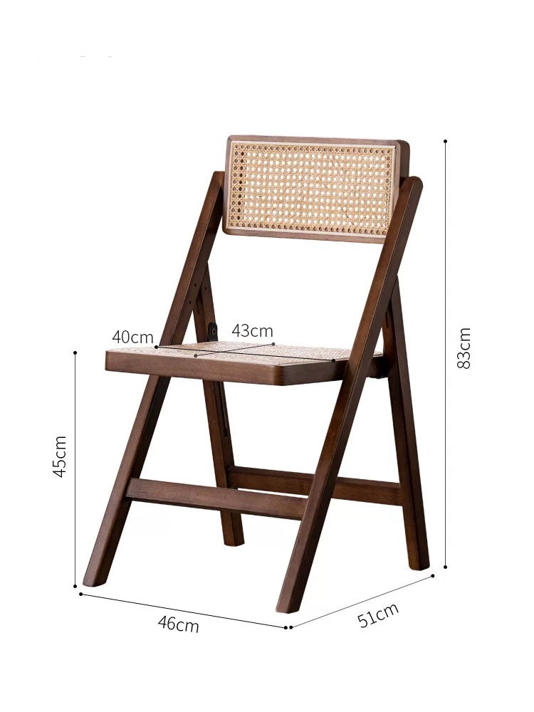 Cane Mesh Folding Chair - 4 Seasons Home Gadgets