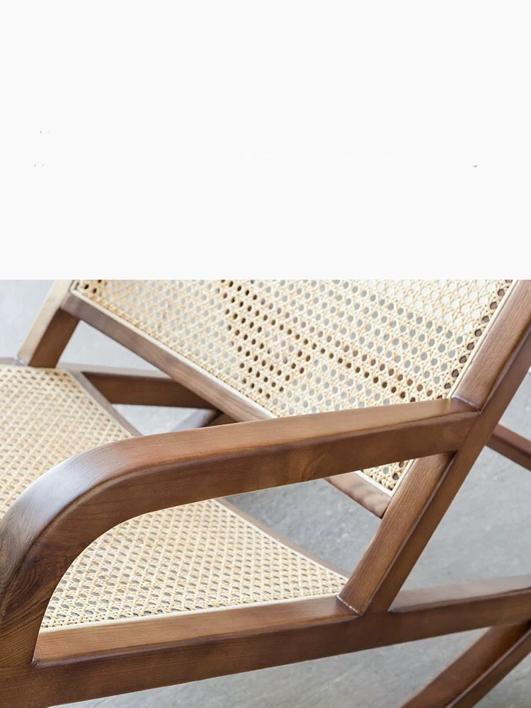 Cane Mesh Rocking Chair - 4 Seasons Home Gadgets