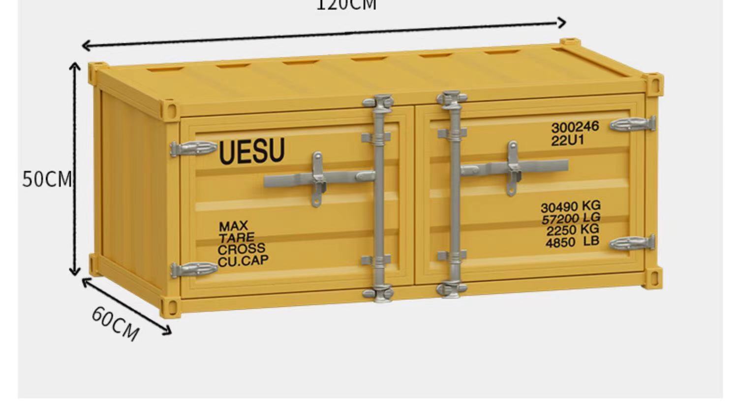 Cargo Container Cabinet - 4 Seasons Home Gadgets