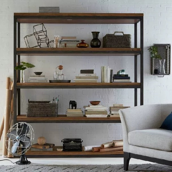 Cashana Steel Standard Bookcase - 4 Seasons Home Gadgets