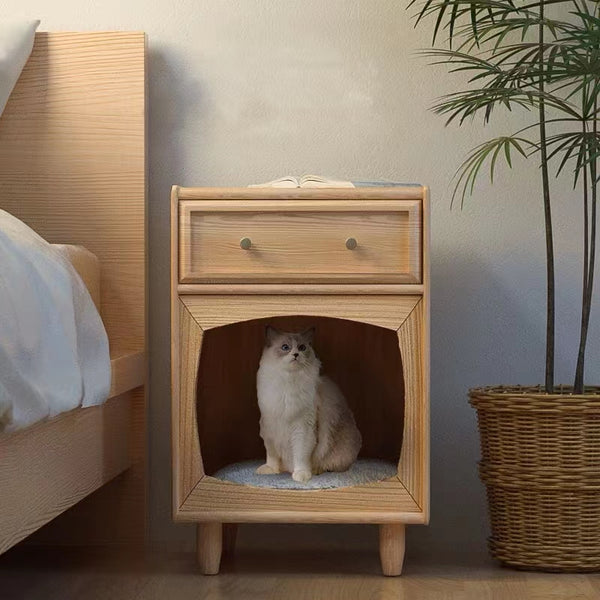 Cat Bed Nightstand - 4 Seasons Home Gadgets