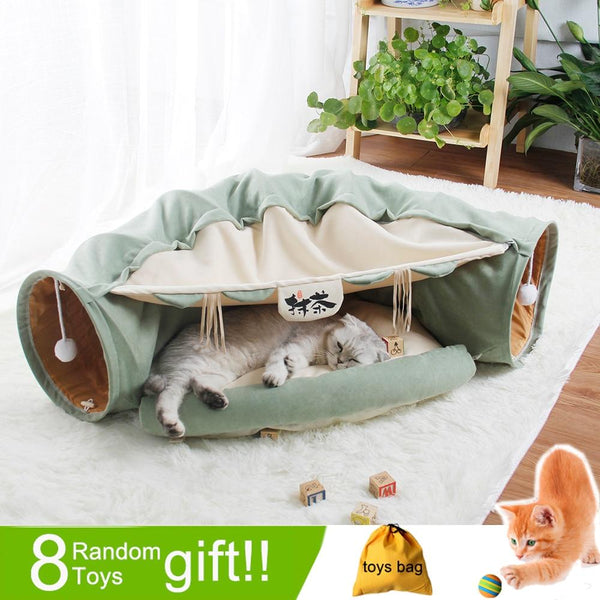 Cat Bed Tunnel - 4 Seasons Home Gadgets