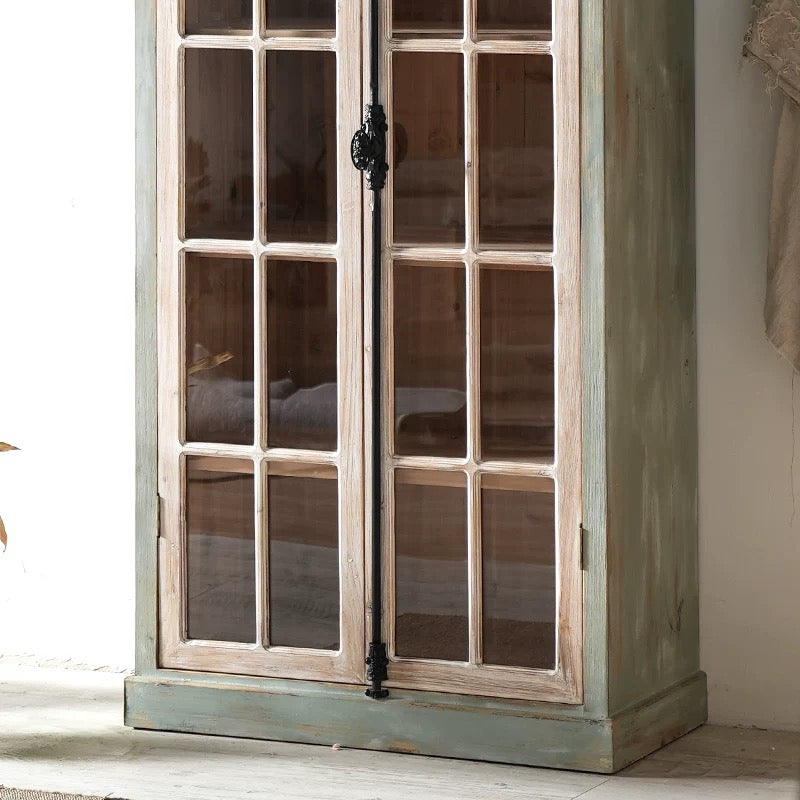 Cedar Wide Display cabinet - 4 Seasons Home Gadgets