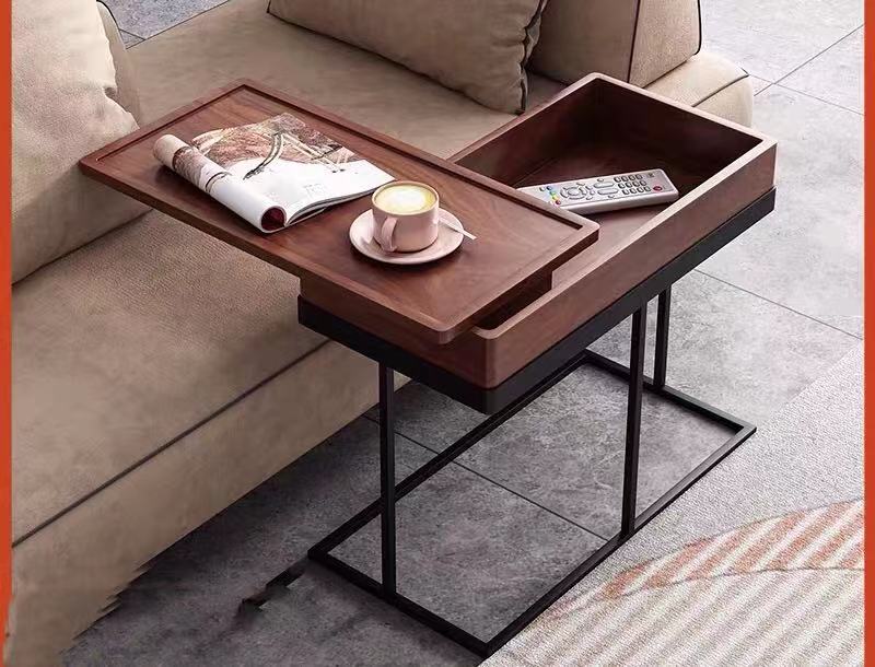 Cherry Flip Top Coffee Table With Storage - 4 Seasons Home Gadgets