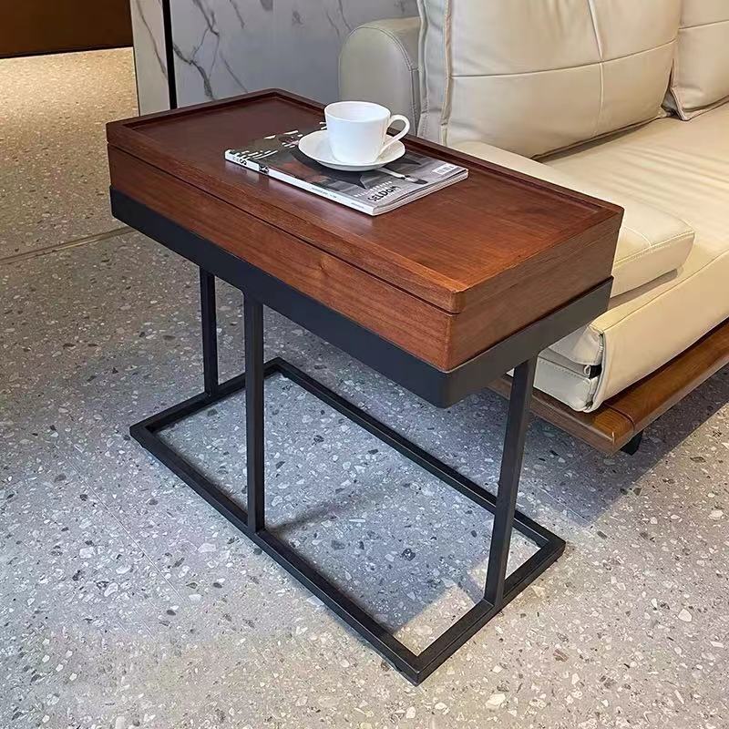 Cherry Flip Top Coffee Table With Storage - 4 Seasons Home Gadgets