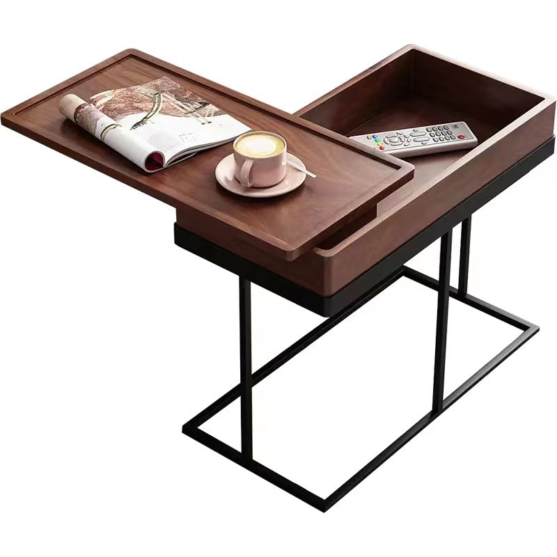 Cherry Flip Top Coffee Table With Storage - 4 Seasons Home Gadgets