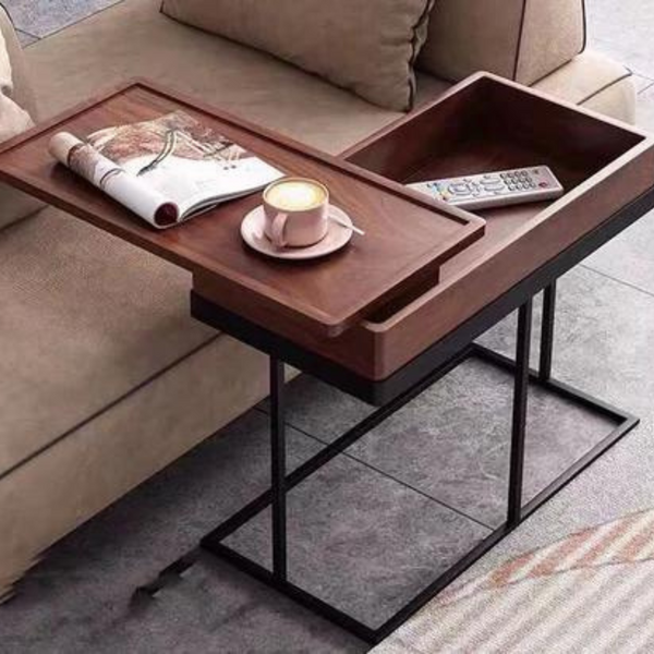 Cherry Flip Top Coffee Table With Storage - 4 Seasons Home Gadgets
