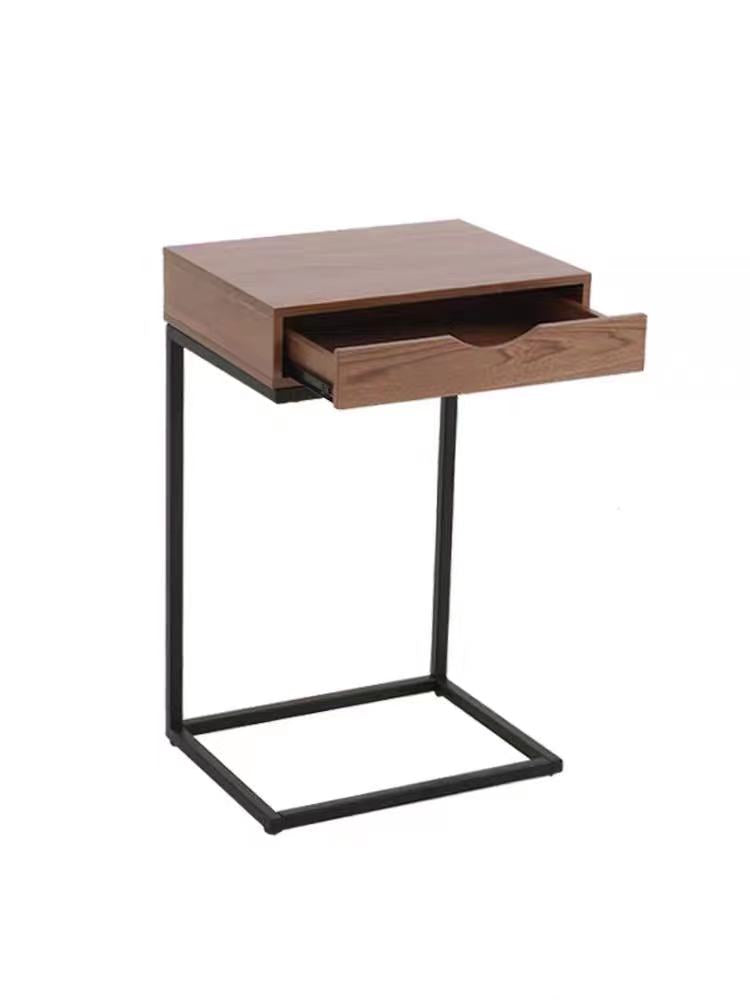 Cherry Oak C Shape Table - 4 Seasons Home Gadgets