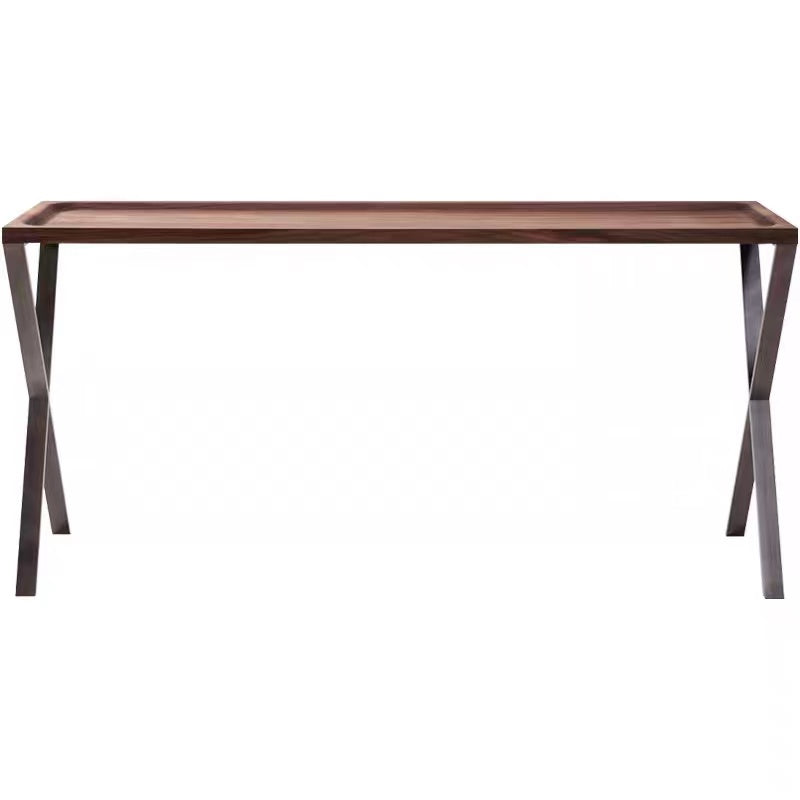 Cherry Oak Tray Top Console Table - 4 Seasons Home Gadgets